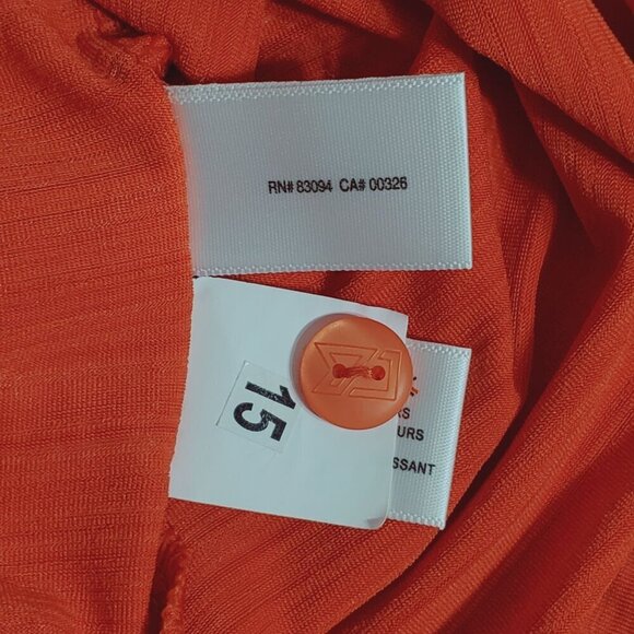 Cutter & Buck CB Orange Polo Shirt Large DryTec Moisture Wicking Breathable NWT - Picture 6 of 10
